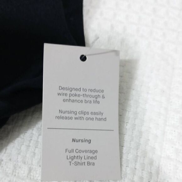 Auden Nursing Maternity Full Coverage Black T-Shirt Bra -A - Picture 6 of 7